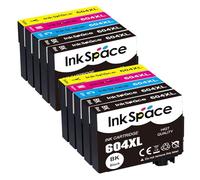 604 XL Cartouches d'encre compatibles pour Epson 604 604XL Multipack pour Expression Home XP-2200 XP-2205 XP-3200 XP-3205 XP-4200 XP-4205 (4 noir, 2 cyan, 2 magenta, 2 jaunes)