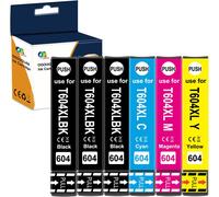 604 Xl Multipack Compatible Cartouch D'Encre Remplacement Pour Epson 604Xl Pour Expression Home Xp-2205 Xp-4200 Xp-3200 Xp-3205 Xp-2200 Xp-4205 Workforce Wf-2935 2930 2910 2950Dwf [ENC945266]