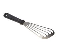 Lacor Spatule à poisson 60426 flexible 30 cm, acier inoxydable, noir, 17 cm
