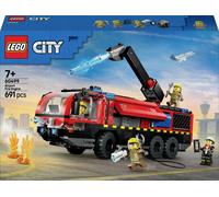 LEGO City 60499 Le Camion de Pompiers de l’Aéroport - Jouet de Construction dès 7 ans
