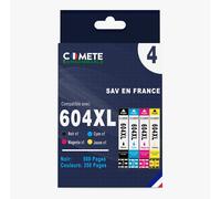 604XL - 4 Cartouches d'encre Compatibles avec Epson 604 XL Ananas - pour cartouxche XP 2200 XP 2205