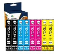 604XL 604 Compatible Cartouche d'encre pour Epson 604 XL 604xl pour Epson Expression Home XP-2205 XP-4200 XP-3200 XP-3205 XP-2200 XP-4205 Workforce WF-2935 2930 2910 2950DWF(8 Pack)