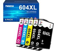 604Xl Cartouches Compatibles Pour Epson 604 Pour Cartouche Encre Xp 2200 Xp-2205 Xp-3200 Xp-3205 Xp-4200 Xp-4205,Workforce Wf-2910Dwf Wf-2930Dwf Wf-2935Dwf (2Noir 1Cyan 1Jaune 1Magenta)