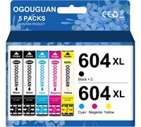 604Xl Cartouches D'Encre Compatible Pour Epson 604 Xl Pour Expression Home Xp-2205 Xp-2200 Xp-3200 Xp-4200 Xp-4205 Xp-3205 Workforce Wf-2930Dwf Wf-2910Dwf Wf-2950Dwf Wf-2935Dwf (5 [ENC945635]