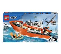 60504 LEGO® CITY Bateau de sauvetage des garde-côtes avec hélicoptère (60504)