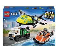 60505 LEGO® CITY Kit combiné avec avion, véhicule d'entretien et aéroglisseur