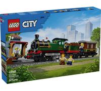 LEGO City 60511 Le Train à Vapeur Rétro - Jouet Garçon ou Fille dès 7 ans - Maquette STEM