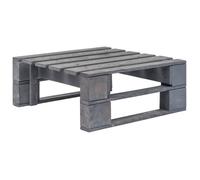 6057®{Promo} NEUF Pouf d'extérieur Unique & Moderne - Table Basse Repose-pied palette de jardin Bois Gris POIDS& 11.2 - 60 x 60 x