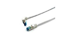 Equip Câble patch 605801 Cat.6A S/FTP coudé vers fiche droite Blanc 2 m