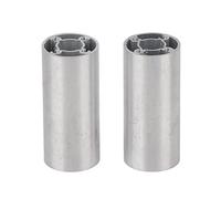 6063 Aluminum Alloy Round Tube Robot Bearing Seats Structural Support Parts for TETRIX FTC FIRST Robotics Competition DIY Projects OD 32mm 2Pcs (6103-0032-0072)