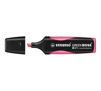 [6070/56-6] STABILO Lot de 6 Surligneurs GREEN BOSS Pointe Biseautée 2-5 mm Rose