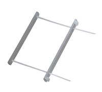 [60780003] LEITZ 50 x relieurs d'archives, incolore, 2 pièces, en plastique