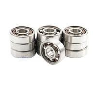 608 ZZ Bearing 8x22x7 mm 10Pcs 608ZZ RS 2RS Flange Handpiece Bearings For Strong Industrial Motors High Speed(608 Nylon)
