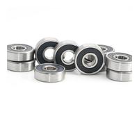 608 ZZ Bearing 8x22x7 mm 10Pcs 608ZZ RS 2RS Flange Handpiece Bearings For Strong Industrial Motors High Speed(608zz ABEC-7)