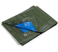6082gx Tarpaulin With Eyelets Two-Tone 90 G/M² Size 4 X 5 (20 M²)
