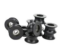 608ZZ Lot de 10 roulements à rouleaux à rainure profonde en U avec revêtement en nylon