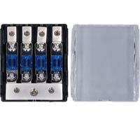 60A Bloc de distribution de courant 1 en 4 voies Porte-fusible audio pour CAR RV Solar System