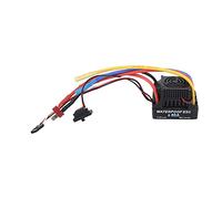 60A Protective Brushless ESC | Enhanced - Performance Electronic Speed Controller for 1/10 RC Cars | 100A DC Current / 800A Burst | Sturdy Heat Dissipation Design