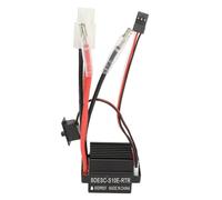 60A RC ESC Black Brackage Brossed Speed Contrôleur Dissipation de chaleur imperméable avec une sortie BEC 5V 2A pour le bateau RC