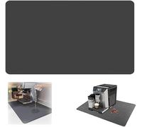 60cm * 50cm Tapis Absorbant Vaisselle Tapis Egouttoir Vaisselle 4 mm de Profondeur Facile à Nettoyer Tapis pour Machine à Café Convient Aux Machines à Café Aux Tapis de Bar Aux Tapis de