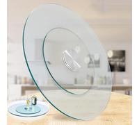 60cm/70cm/80cm/90cm/100cm Lazy Susan Plateau tournant, Grande Assiette de Service Ronde, Plateau Rotatif 360° pour Table à Manger (Color : 80cm/32in)
