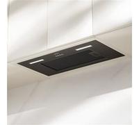 60cm Hotte encastrable 704 m³/h 3 Vitesses Evacuation ou Rcyclage LED Eclairage Noir AW6926AB