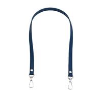 60Cm Femmes Sac Sangle Épaule Sacs À Main Décoratif Main Messager Sac Sangle Sacs Accessoires, Argent Bleu Marine, Taille Unique