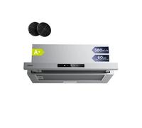 60cm hotte aspirante 580m³/h 3 vitesses recyclage ou evacuation inox Classe A+ CD6909AS