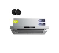 60cm hotte aspirante 606m³/h 3 vitesses recyclage ou evacuation inox CD6909AS