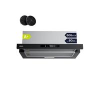 60cm hotte aspirante 580m³/h 3 vitesses recyclage ou evacuation noir Classe A+ CD6909AB