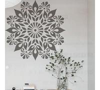 60cm Huge Giant Mandala Ceiling Indian Arabic Ethnic Round Pochoir Pochoirs Pour Murs Grand Modèle De Mandala Modèle De Modèle De Meubles De Décoration Réutilisable Modèles À Peindre Cadres