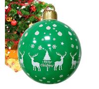 60cm Inflatable Christmas Ball Festive Front Door Ornament Decor