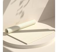 60cm Large Panneau Coussin Mural Tete de Lit à Coller - Mousse de Protection Panneaux Muraux Rembourrés - 3D Anti-Collision Coussin Décoratif Revêtement Mural pour Chambre d'enfant(Beige,L 275.6"/7 M)