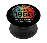 60e Anniversaire Absolument génial Depuis Juillet 1966 Homme Femme PopSockets PopGrip Adhésif