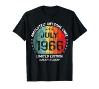 60e Anniversaire Absolument génial Depuis Juillet 1966 Homme Femme T-Shirt