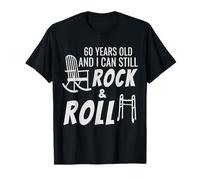 60e Anniversaire Born in 1966 60 Year Old & I Can Still Rock T-Shirt