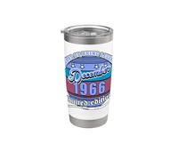 60e anniversaire décembre 1966 millésime 60 ans légendaire Gobelet isotherme en acier inoxydable double paroi