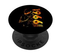 60e Anniversaire Homme Moto Motard Biker 1966 PopSockets PopGrip Adhésif
