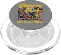 60e Anniversaire Queen Stepping God's Grace Mercy 60 Years PopSockets PopGrip pour MagSafe