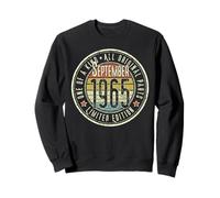 60e Anniversaire Vintage Septembre 1965 Retro Limited Edition Sweatshirt