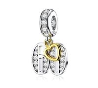 60e breloques pour bracelet Pandora breloques en argent sterling 925 60 ans pour cadeau d'anniversaire de Nana