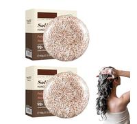 60g*2 Barre de Shampooing Pour Cheveux, Savon Anti-Chute de Cheveux, Chute de Cheveux Anti-Pelliculaire, Shampooing hydratant et réparateur (Polygonum multiflorum)