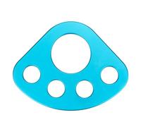 60KN Rigging Plate, Force Divider Plate Bear, Anchor Multipliers Connector Gear for Yoga Hammock Descender Rock Climbing