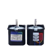 60KTYZ 220V AC electronic starter 14W permanent magnet synchronous electronic starter center shaft 7mm with hole 2.5/5/10/15/20/30/50/60/80/110RPM NWPNLXEA(220V30RPM)