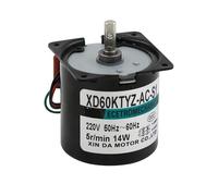 60KTYZ AC motor 220V Center shaft micro slow speed machine 14W 2.5rpm-80rpm permanent magnet synchronous motor small motor(220V 110rpm)