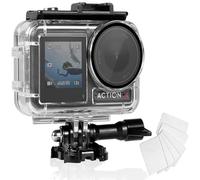 60M196FT Étui de plongée étanche compatible avec DJI Osmo Action5 pro/Action4/Action3, étui de protection Coque Accessoires Invisible Dive Case pour Osmo Action 5 Pro/4/3