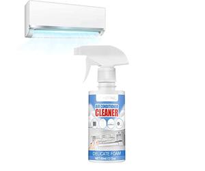 60ml Air Conditioner Cleaner, Spray de nettoyage pour climatisation, Mousse nettoyante pour climatiseurs, Nettoyant détergent moussant pour serpentin de climatiseur, Désodorisant pour filtres à Air