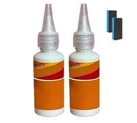 60ml Chrome & Metal Polish Cream with Sponge,New Hardware Polishing Paste, Metal Polish Cream Chrome,Hardware Refurbishment and Repair Paste, Hardware Cleaning Rust Removal Care (2)