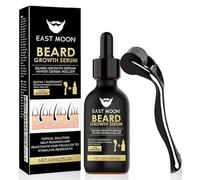 60ml Huile à barbe homme,Huile Pousse Barbe avec Rouleau Barbe,Kit de soins de barbe pour hommes,Soin Barbe Homme,pour le soin quotidien de la barbe de entière,Cadeau Homme