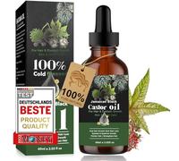 60ml Huile Essentielle De Ricin Pour Cheveux, Huile de Pousse Cheveux Très Rapide, Ricin Oil for Hair Growth, Growth Hair Oil, Nourrit Le Cuir Chevelu, Stimule La Croissance DesCheveux,Noir